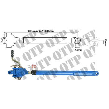 Levelling Box Assembly Ford 4000 - 1051R