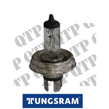 Bulb 12V 60/55W H4 Halogen P45T Base - ** 1111 is Budget Brand ** John Deee Side Work Lamp 20 Series - 1111G