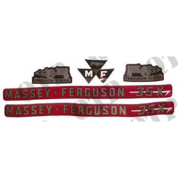 Massey Ferguson Decal Kit 35X - 1324