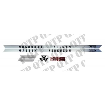 Massey Ferguson Decal Kit 100 Series 4 Cylinder Version - 1325