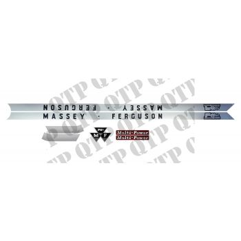 Massey Ferguson Decal Kit 100 Series 4 Cylinder Version - 1325