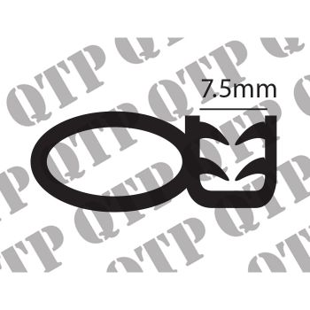 Rubber Section 6mm 20 Mtr Length - Size: 6mm - 1407-20