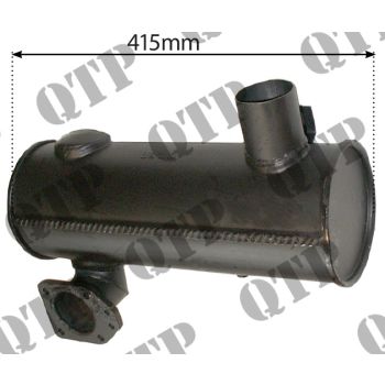 Massey Ferguson Exhaust Box 390T 398 - Heat Resistant Black - 1600C