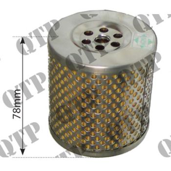 Massey Ferguson Power Steering Filter 200 500 New Type - Size: 78mm x 71mm - 1662566