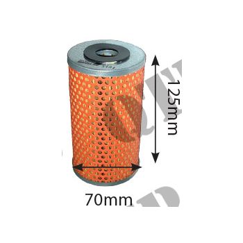 Fuel Filter Zetor Secondary - Secondary, Size: 125 x 70mm - 1684