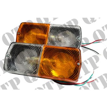 Front Marker Lamp 12v Flat PAIR - 1715