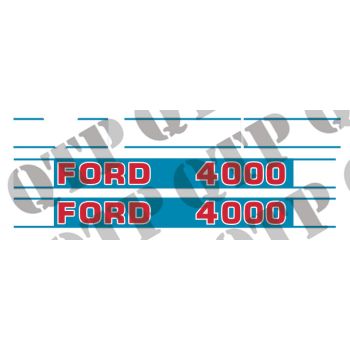 Decal Kit Ford 4000 - 1722