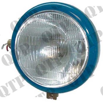 Head Lamp Blue Ford LH Plain Lens - LH - 12 Volt - 45/40 Watt - Blue c/o Plain Lens - 1735