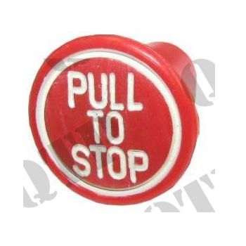 Massey Ferguson Stop Knob Red - PACK OF 5 - PRICE PER UNIT - 1829570