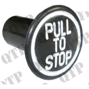 Massey Ferguson Stop Knob Black - PACK OF 5 - PRICE PER UNIT - 1829571