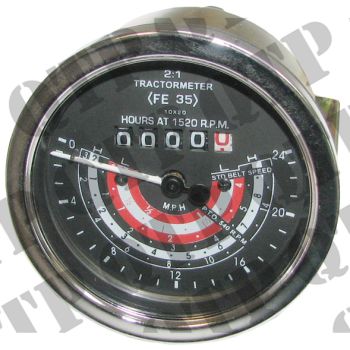 Massey Ferguson Rev Counter Clock 35 - MPH - Anti Clockwise - 1850092
