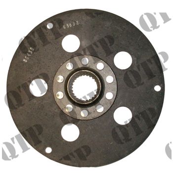 Massey Ferguson Clutch Plate 10" Torque H/D Fine Splined - Size: 10", PTO, 25 Spline, Fine, Rigid - 1867388