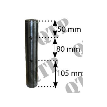 Massey Ferguson Front Axle Pin 135 New Type - Hollow - Size: 41.95 x 235mm - New Type - 1869634