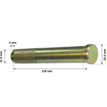Levelling Box Pin Ford 5600 7600 Upper - Size: 142mm Long - 21.5mm Wide (13/16") - 1916
