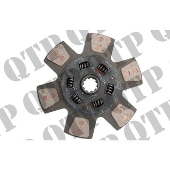 Clutch Disc Ford 7810 8200 10 Spline 13" - Size: 13", Main, 6 Paddle, 10 Spline - 2027
