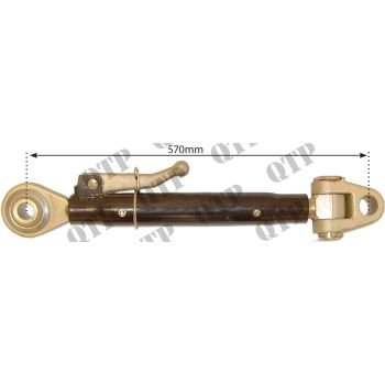 Top Link John D Cat 2/3 Ball End &Knuckle End - Minimum / Maximum Length: 21 11/16" (550mm) / 32 1/2" (825mm) - 21014