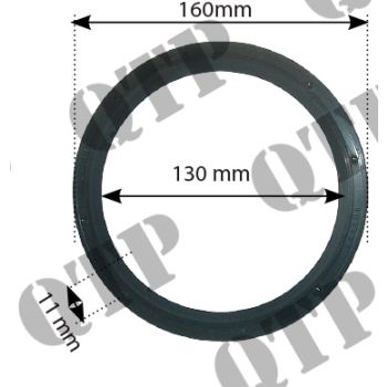 Massey Ferguson Lip Seal Perkins 3.152 - 6.354 Engine Block - Double Lip Type - 2418F475