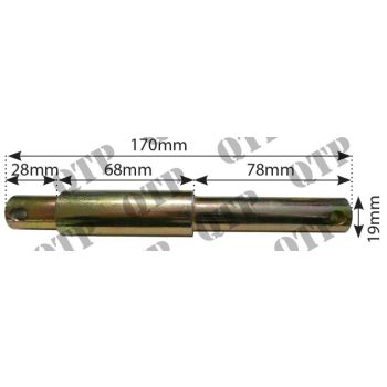 Top Link Pin Cat 1/2 170mm - PACK OF 2 - PRICE PER UNIT - 2468