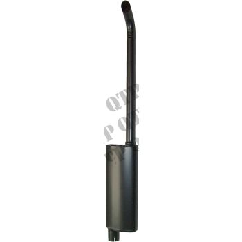 Exhaust IHC 584 - 784 Enamel - Black Enamel Size: 1300mm x 60mm x 50mm - 3110