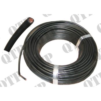Core Cable Single 4.5mm (30mtr Roll) Black - Size: 4.5mm - 30 Mtr. Roll - Black - 3380BK