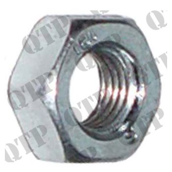 Nut 7/16" UNF Hex Zinc Plated - PACK OF 10 - PRICE PER UNIT - 353426