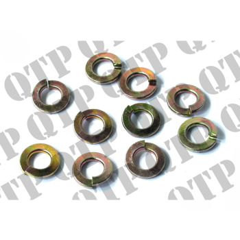 Spring Washer 1/4" Heavy Zinc & Yellow - PACK OF 10 - PRICE PER UNIT - 353441