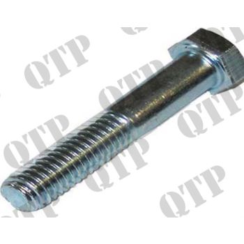 Bolt 3/8&#039; x 2&#039; UNC Zinc & Yellow - PACK OF 10 - PRICE PER UNIT - 353897