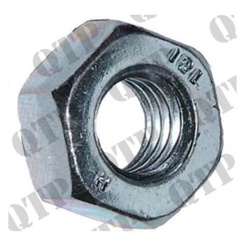 Nut 7/16&#039; UNC Hex Zinc & Yellow - PACK OF 10 - PRICE PER UNIT - 355645