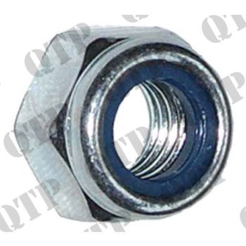 Nut Nyloc 1/2&#039; UNC Zinc & Yellow - PACK OF 10 - PRICE PER UNIT - 357560