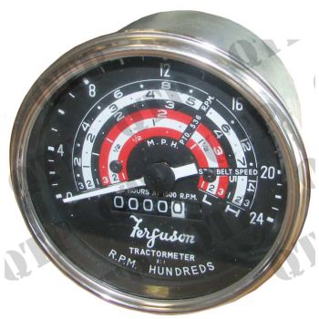 Massey Ferguson Rev Counter Clock 35 4 Cylinder MPH - MPH - Clockwise - 36057
