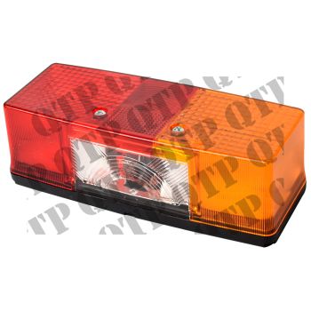 Rear Lamp RH with Number Plate Lamp - 12/24 Volt, 3 Function - 3647