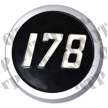 Massey Ferguson Badge 178 - PACK OF 2 - PRICE PER UNIT - 3752