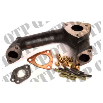 Massey Ferguson Exhaust Manifold Kit 35 35X 3 Cylinder - 37781251K