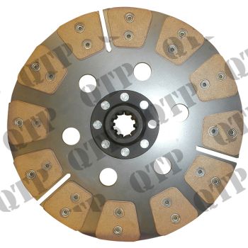 Clutch Disc JCB 3C - Size: 13", Main, 10 Spline, Sintered Buttons - 396920