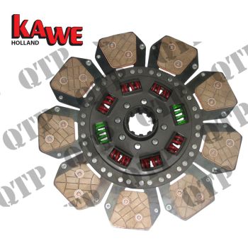 Clutch Disc Ford 7840 13" Bronze - Size: 13" Main, 9 Paddle, 10 Spline, Bronze - 402726