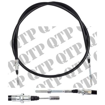 Hand Brake Cable Ford 40 TS RH 72" Long - Size: 72" - 1830mm - 404199