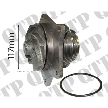 Water Pump Ford TM 115 - TM165 8160 - 8560 - 117mm Impeller - Early Type - 409675