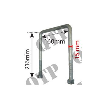 Stabiliser Bracket U Bolt Ford 6610/7610 - PACK OF 2 - PRICE PER UNIT - 41366