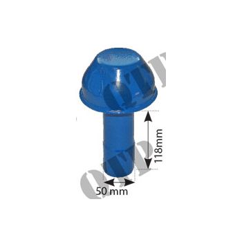 Pre Cleaner Dexta Blue Diesel - 50mm - 50 x 118mm, Blue, Air Hat - 41569