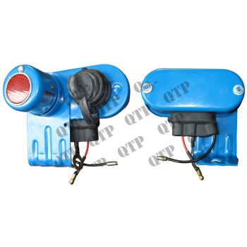 Rear Lamp & 2 Pin Socket c/w Rubber Major - 41676K
