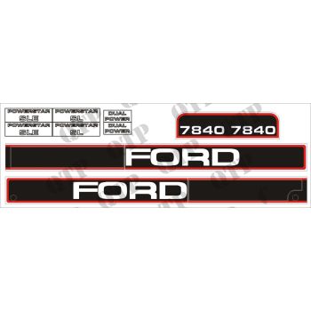 Decal Kit Ford 7840 - Up To 96 - 41699