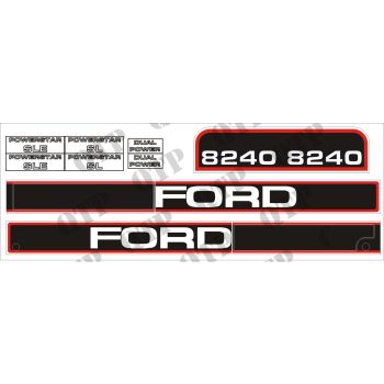 Decal Kit Ford 8240 - Up To 96 - 41700