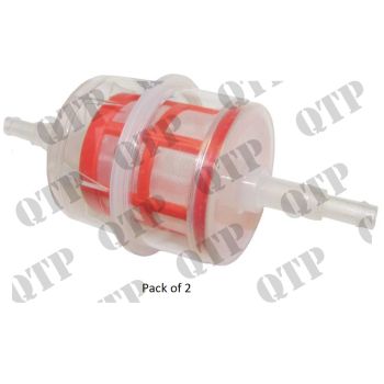 Fuel Filter In Line Short Gauze Type - PACK OF 2   PRICE PER UNIT - 41751
