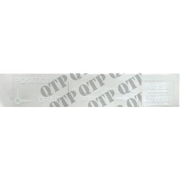 Decal Ford Draft Control for Lift and Lower - 41810