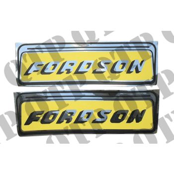Decal Fordson Yellow and Silver - 41811