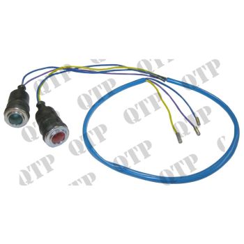 Dash Lamp Dexta Red & Green - PAIR - 41822