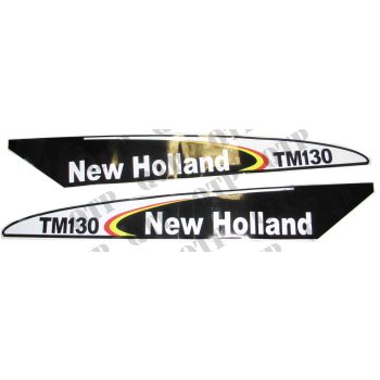 Decal New Holland TM130 - Set Early Type Blac - 41974