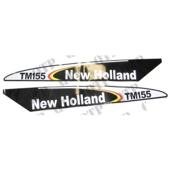 Decal New Holland TM155 - Set Early Type Blac - 41976