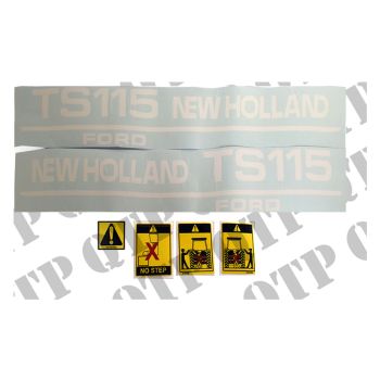 Decal New Holland TS115 - Set - 41983