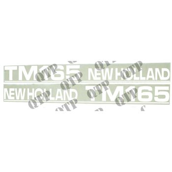 Decal New Holland TM165 - Set Old Type - 41988